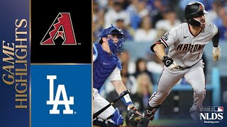 Dbacks vs Dodgers NLDS Game 2 Highlights 10923  MLB Highlights [upl. by Harriette]