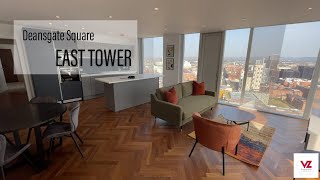 Manchester  Deansgate Square  East Tower  Two Bedroom with stunning view [upl. by Ymme]