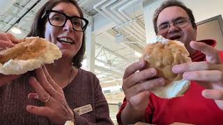 Skogens Festival Foods Hudson WI Bakery Breakdown Cream puff [upl. by Ednihek]