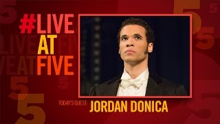 Broadwaycom LiveatFive with PHANTOMs Jordan Donica [upl. by Benco]