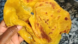 How To Make Soft Layered Butternut Chapati A Very Simple Recipe [upl. by Atews]