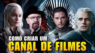 Como Criar Um Canal de Filmes Para Monetizar no YouTube  Máscara de Edição de Vídeo [upl. by Borries]