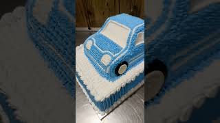 Car cake birthday decorate cake short video [upl. by Leiva]