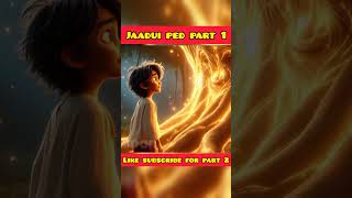 Jaadui ped part 1 😨 facts shorts viralvideo viral cartoon hindicartoon kahani story magic [upl. by Kumler]