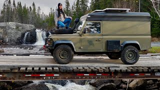 Epic Waterfall Truck Camping in Newfoundland [upl. by Aliuqet]