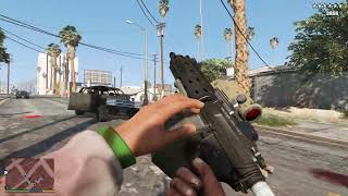 GTA 5 RDE 403 Expanded and Enhanced Invincible Frank and Families DESTROY the Ballas and Police [upl. by Ayotna418]