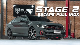 VW JETTA GLI 2024 ESCAPE FULL INOX VALVETRONIC  STAGE 2 [upl. by Sset]