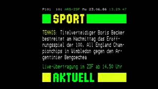 Videotext für alle ARD ZDF 2361986 komplette Sendung [upl. by Namrehs609]