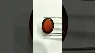 Hessonite Gemstone 💎 gomed certified bestquality astrology vaibhavjewellers shorts [upl. by Southard]