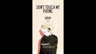 Denki kaminari singing My edit audio 🔥MuichiroTokito🔥 on CapCut pls go follow them [upl. by Reggy437]