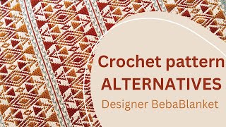 ALTERNATIVES overlay mosaic crochet blanket pattern [upl. by Paryavi]