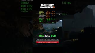 RTX 3050 8GB Call Of Duty Black Ops 6 [upl. by Leor446]