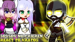 Sousou no Frieren react to Kratos  GOW  Kratos  Gacha react [upl. by Kcirddes]