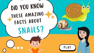 What Are Snails 🐌 Fun amp Simple Explanation for Kids  Anca Explains [upl. by Einned830]