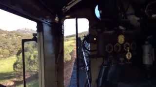 Pichi Richi Railway Cab Ride aboard W 22 Rail Fan Weekend 2014 [upl. by Niabi]