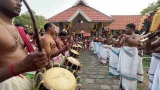 Pandi Melam  Chowalloor Mohanan  Ambalakulangara Bhagavathy Temple [upl. by Malloch746]