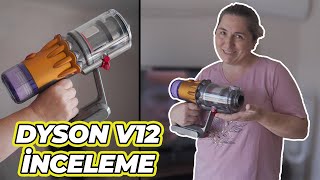 EVDEKİ GİZLİ TOZLARI ORTAYA ÇIKARAN SÜPÜRGE  DYSON V12 DETECT SLIM ALINIR MI [upl. by Ranite]