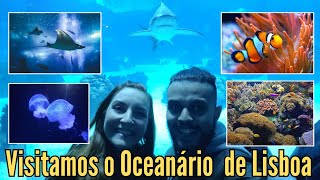 Visitamos o Oceanário de Lisboa 🇵🇹🦈  Ingressos com 50 de desconto [upl. by Ynolem979]