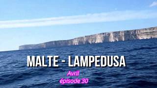 navigation de Malte à Lampedusa30 [upl. by Anail]