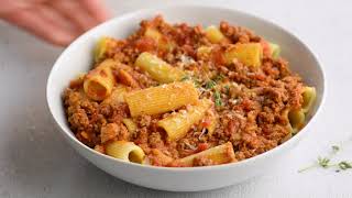 The Best Bolognese Sauce  The Defined Dish [upl. by Luahs]