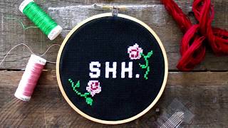 Cross Stitching for Beginners [upl. by Lynus817]