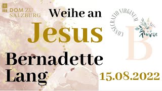 15082022  Gottesdienst aus dem Salzburger Dom [upl. by Ocnarfnaig]