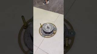 Brass toilet flange on lead bend new [upl. by Idnaj]