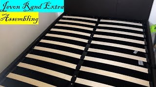 How to Assemble Ottoman Storage Side gas Lift Bed Frame  Complete guide  DIY [upl. by Yahiya415]