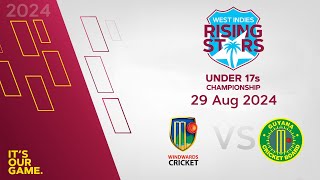 🔴 LIVE Windward Islands v Guyana  CWI Men’s Under 17  50 Over Championships 2024 [upl. by Stav59]