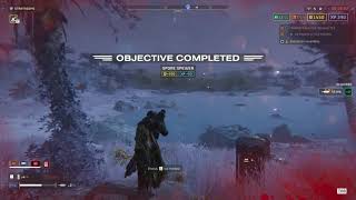 Helldivers 2  Cross mapped the spore spewer [upl. by Bakerman]