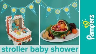 Baby Shower Themes How to Plan a Stroller Baby Shower Party  Pampers [upl. by Consolata629]