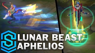 Lunar Beast Aphelios Skin Spotlight  PreRelease  League of Legends [upl. by Airbas]