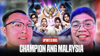 CHAMPION ANG MALAYSIA  Updated MSC [upl. by Eliga]