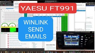 WINLINKVARA HF  YAESU FT991A Sending Emails [upl. by Analram]