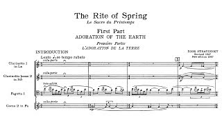 Igor Stravinsky  The Rite of Spring 1913 [upl. by Haerb932]