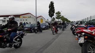 50 amp 80ccm Treffen 2018 Kreidler freunde Norden Korso Ende [upl. by Gerrie]