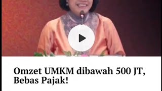 UMKM Harus Tahu Omzet dibawah 500jt Tidak Kena Pajak [upl. by Mar]