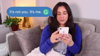 Grammarly for Breakups Commercial Parody [upl. by Nauhs]