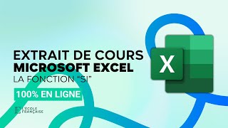 Maîtrisez la fonction SI sur Excel [upl. by Llerroj224]