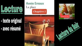 1 La Place livre audio Chapitre 1 Annie Ernaux lecture et résumé [upl. by Meridith]