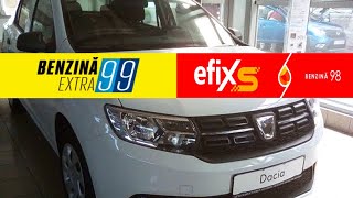 De ce am trecut de la benzina ⛽EXTRA 99 PETROM la EFIX S ROMPETROL  Dacia Logan [upl. by Saucy863]