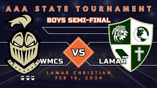 WMCS vs LAMAR Christian AAA Semi FInals 21624 [upl. by Weber]