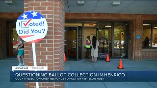 Henrico registrar strikes back after Elon Musk questions county voter turnout in 2020 election [upl. by Arres]