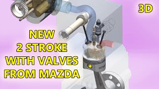 New 2 Stroke with valves from Mazda will blow your mind 🤯 [upl. by Schriever]