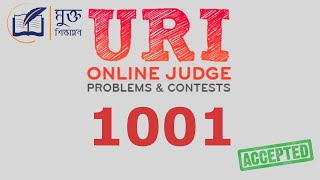 uri online judge problem 1001 solution with c  competitive programming in bangla [upl. by Neale]