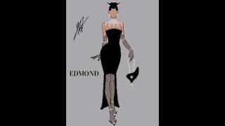 I work on myself and improve my sketches 23102024 fashion EDMOND design fashionstyle [upl. by Pierpont934]