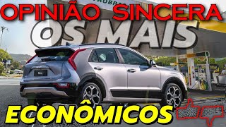 Carros mais ECONÔMICOS de 2024  Melhores Zero KM para GASTAR MENOS gasolina e ECONOMIZAR dinheiro [upl. by Aramal]