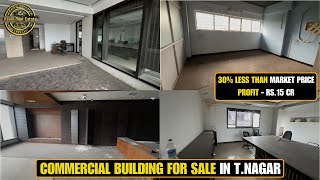 ID 1972  Commercial Building For Sale In TNagar  30  Less then Market Price [upl. by Quincy]