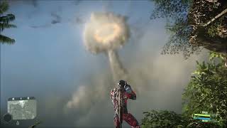 Crysis 1 2007 Nuke Explosion  PhotorealisticMOD  Advanced Physics  GTX Titan SLI SuperClocked [upl. by Nohj]