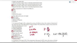 Mechanics of Materials  Midterm Exam Discussion Stress Strain Statically Indeterminate [upl. by Ameg]